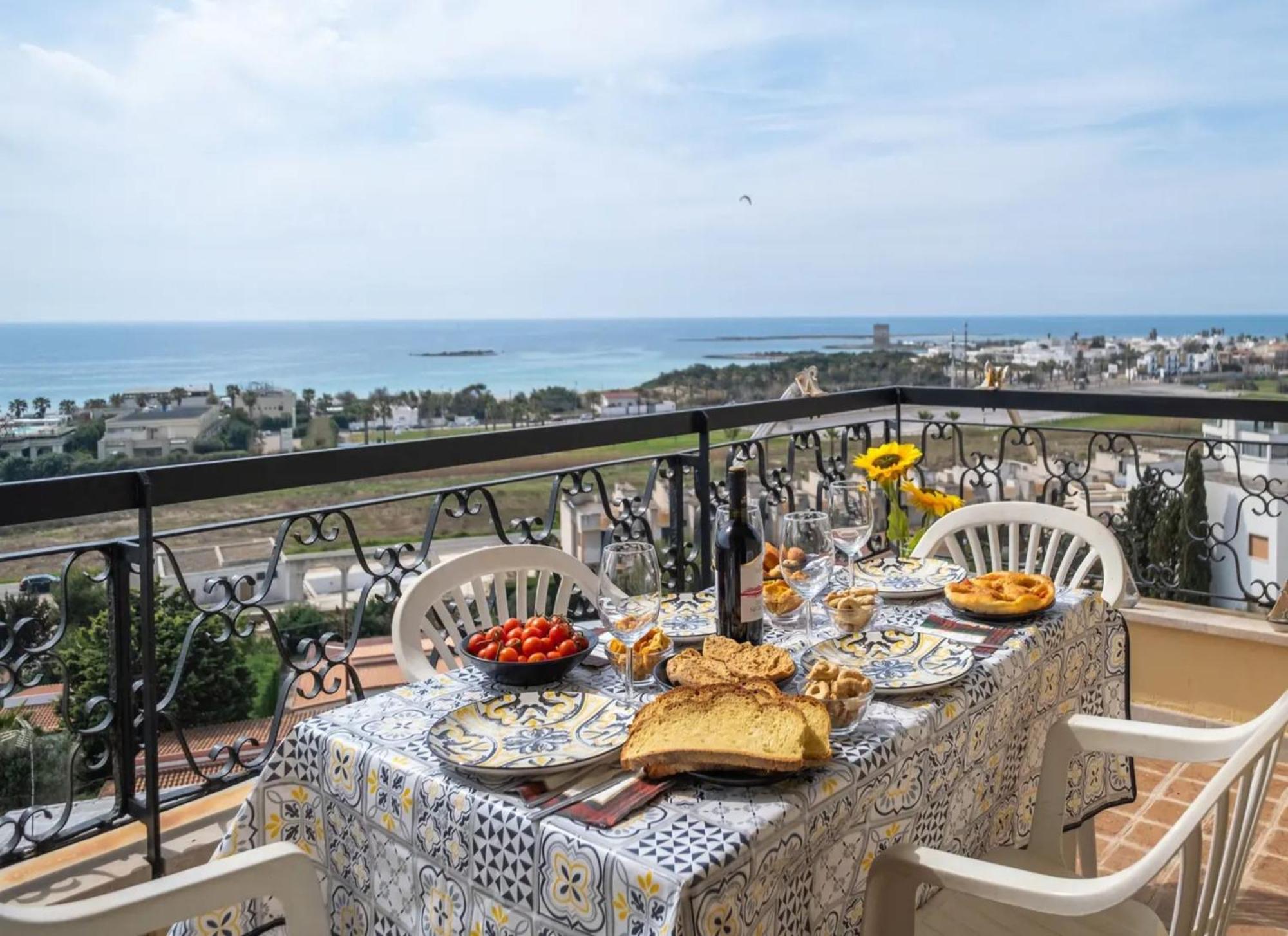 The Sea View Panoramic Villa Porto Cesareo Dış mekan fotoğraf
